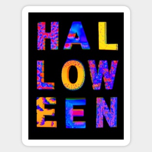 HALLOWEEN Scary Spooky Goopy Letters Sticker